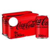 Order Coca Cola Zero Sugar 6 X 330ml From Keystore Greenock Snappy