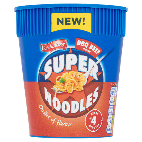 Order Batchelors Super Noodles BBQ Beef Flavour 75g From Nisa Local