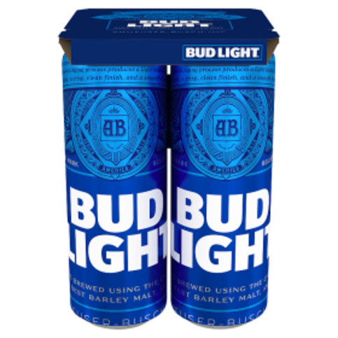 Order Bud Light Lager Beer 4 X 568ml From One Stop Shop 