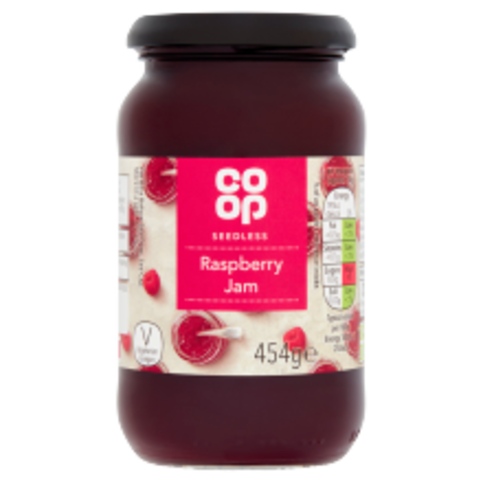 Order Co-op Seedless Raspberry Jam 454g from Nisa Local Dysart