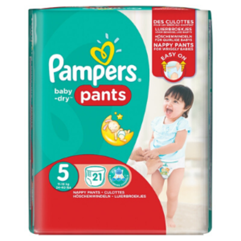Pampers baby dry pants size 5 on sale
